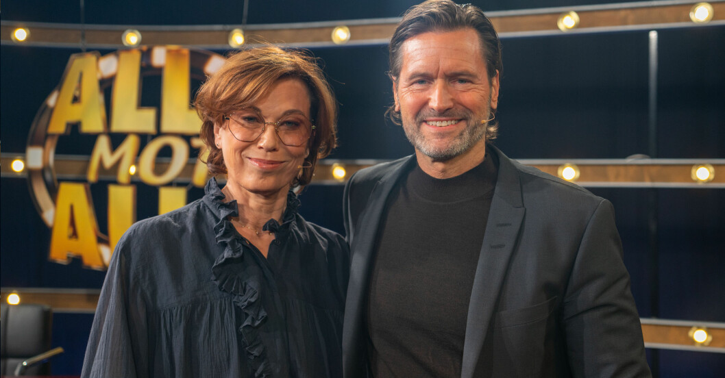 Mischa Billing och Martin Melin i Alla mot alla 2023.