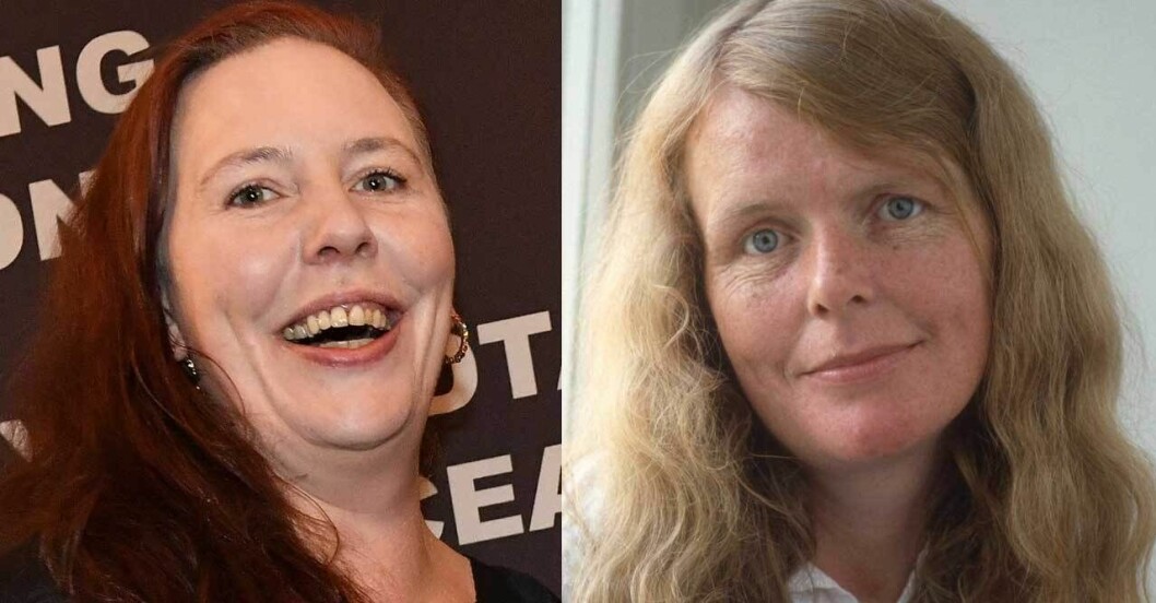 Martina Montelius och Kristina Lugn.