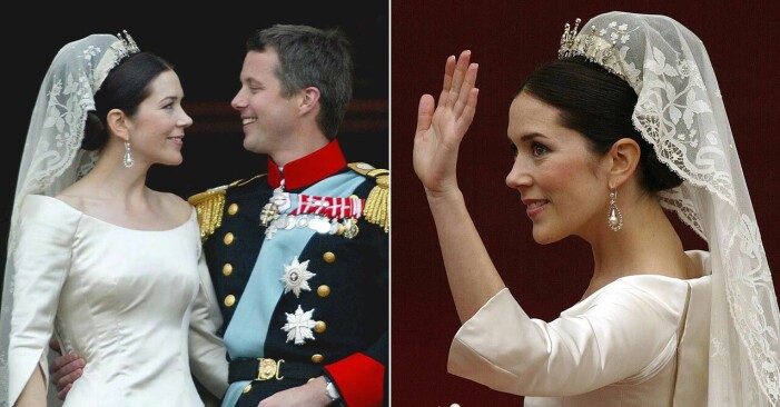 Kronprinsessan Mary vid bröllopet 2004.