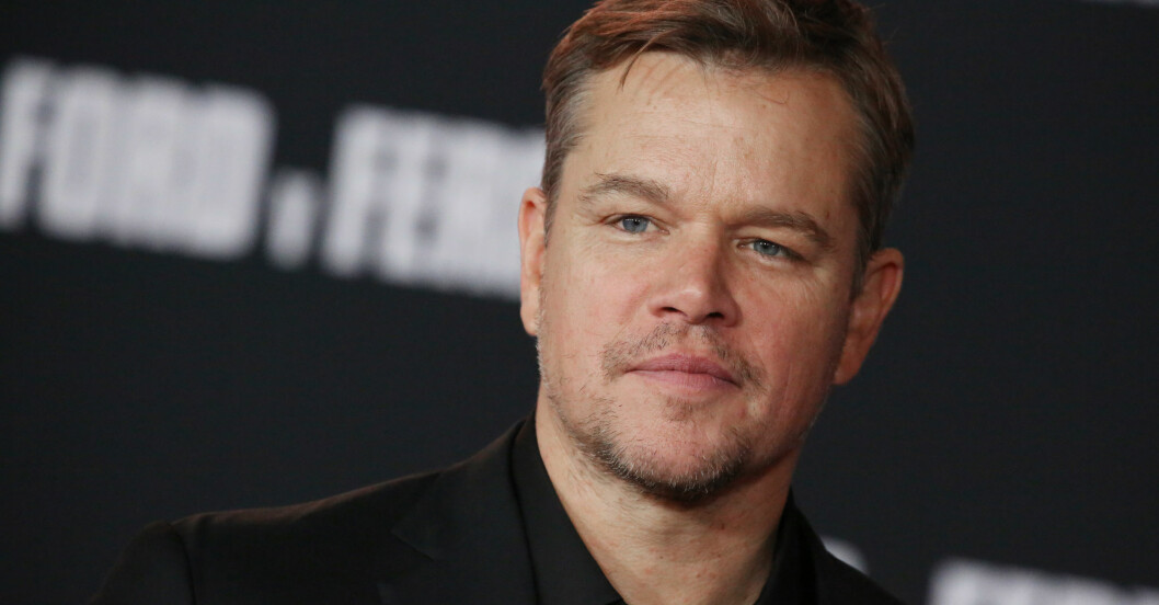 Skådespelaren Matt Damon har svenskt påbrå på sin mammas sida. Foto: Matt Baron/Shutterstock/TT Matt Damon på röda mattan.