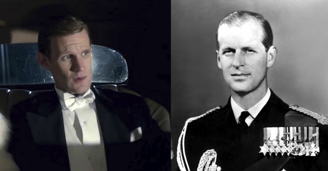 Matt Smith och prins Philip.