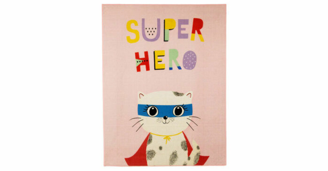 matta katt som är superhjälte