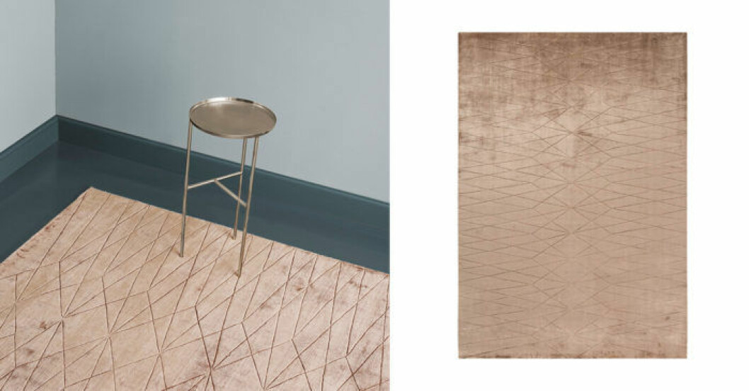 Silkesmatta beige Edge Linie Design