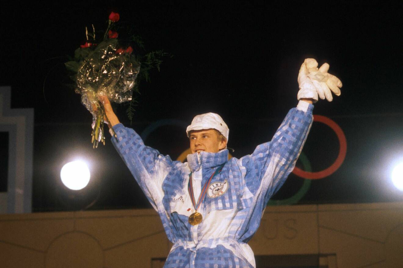 Matti Nykänen i OS 1988.