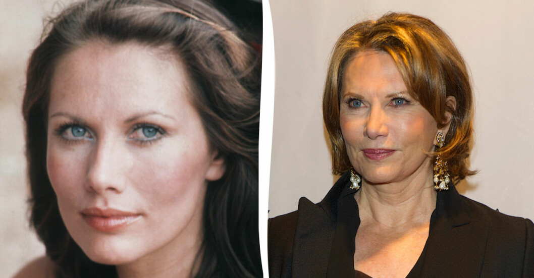 Maud Adams under 1970-talet och 2012. maud adams
