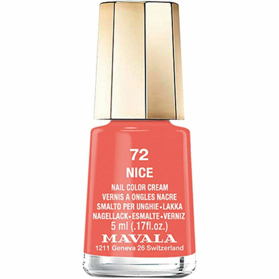 Mavala orange nagellack