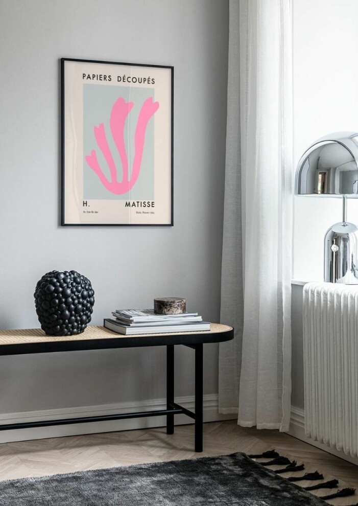 Inspirerande bild från <a target="_blank" href="https://www.postery.com/se/matisse-cutout-pink-poster">Postery</a>! Mellandagsrea 2020