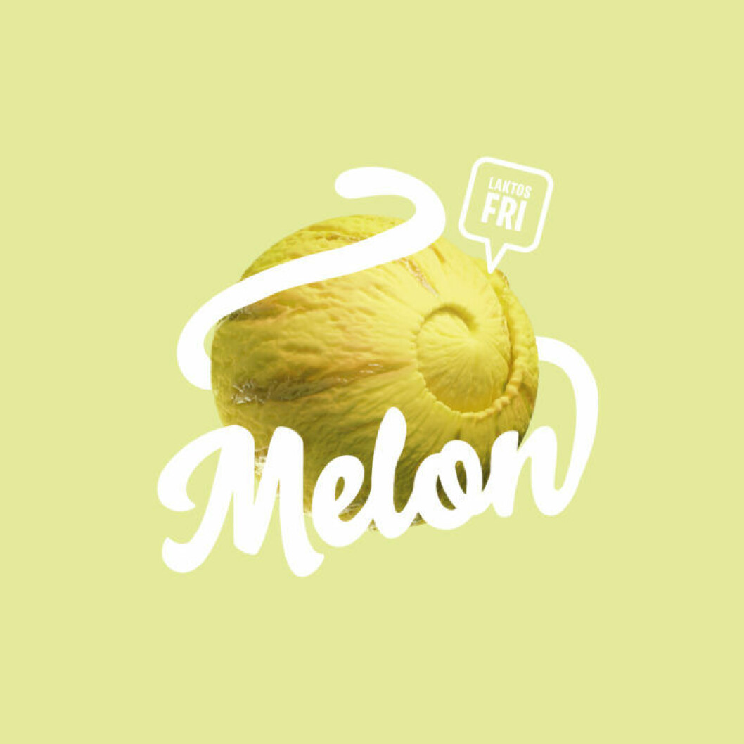 Årets laktosfria nyhet är melonglassen. Mums! En kula melonglass