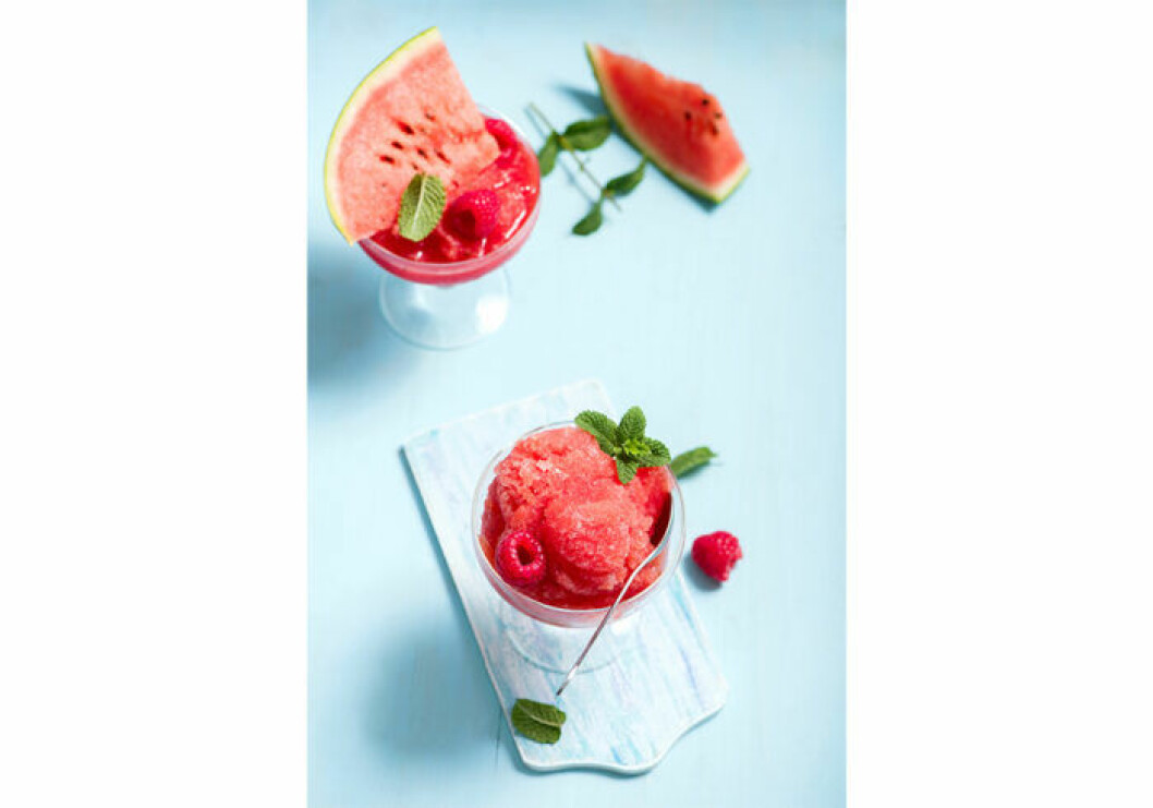 Melonshot i stället för snaps. Melonshot istället för snaps