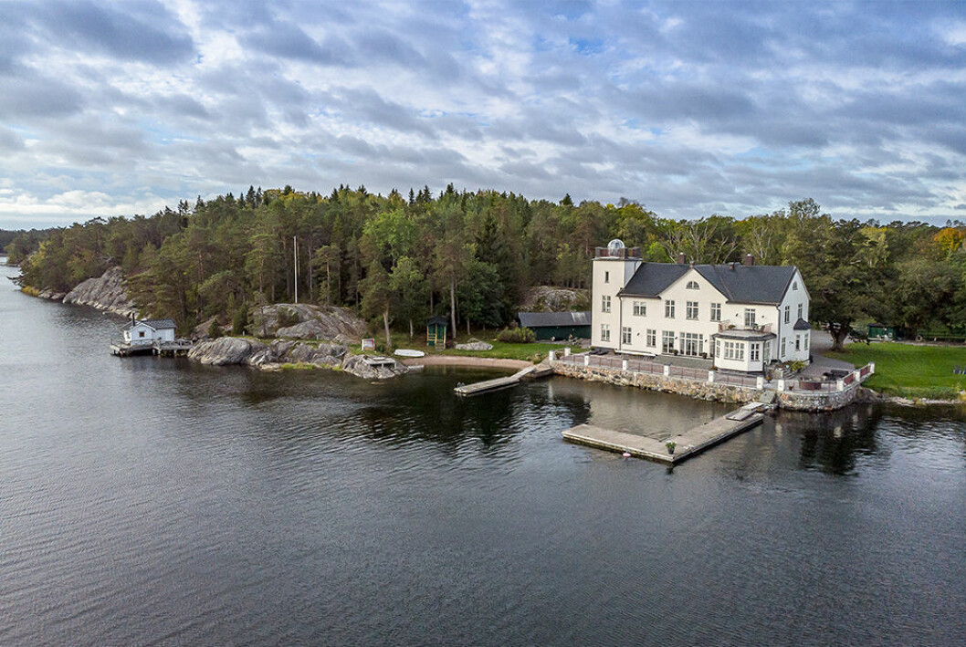 Foto: Magnusson Mäkleri Östermalm via Hemnet Björkviks Gård på Värmdö 2019