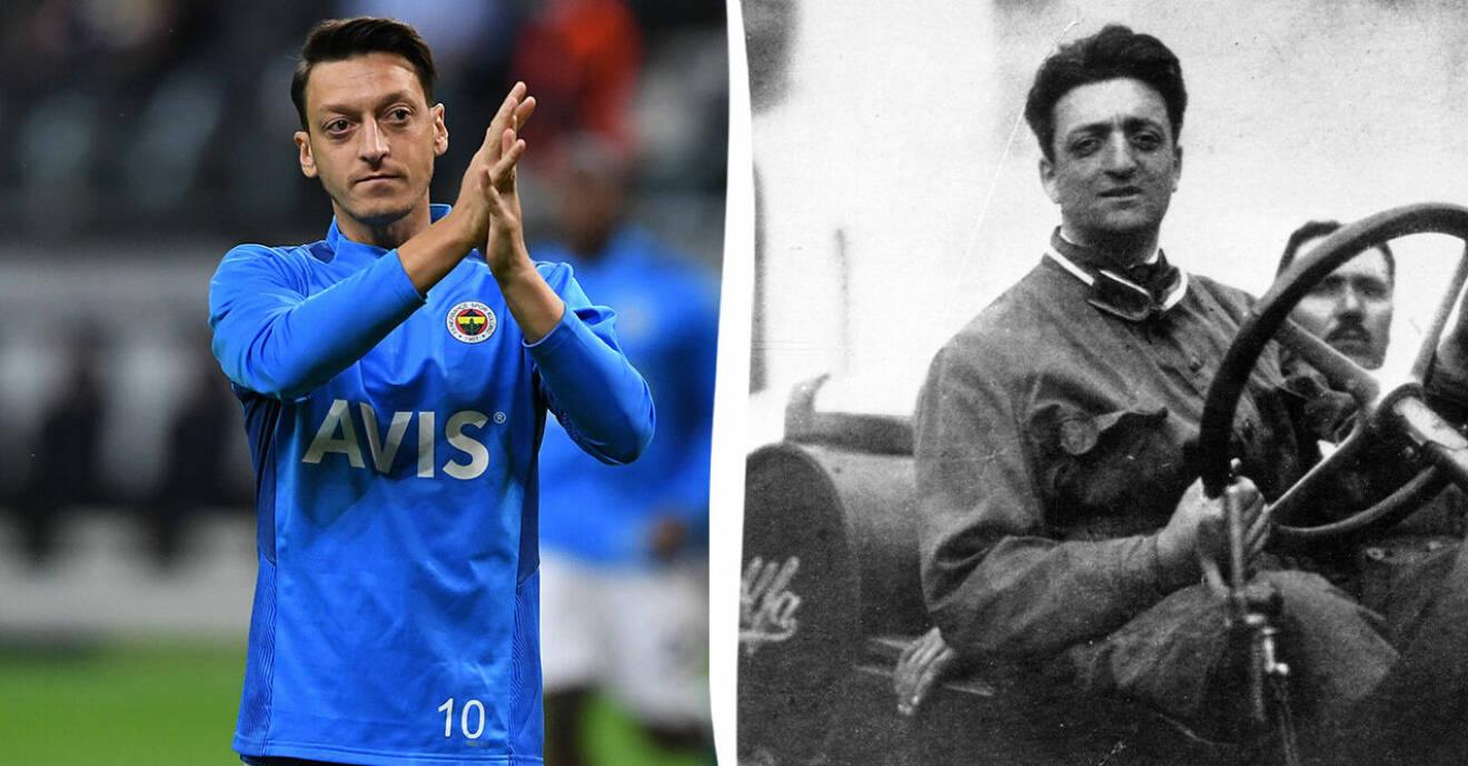 Mesut Özil och Enzo Ferrari