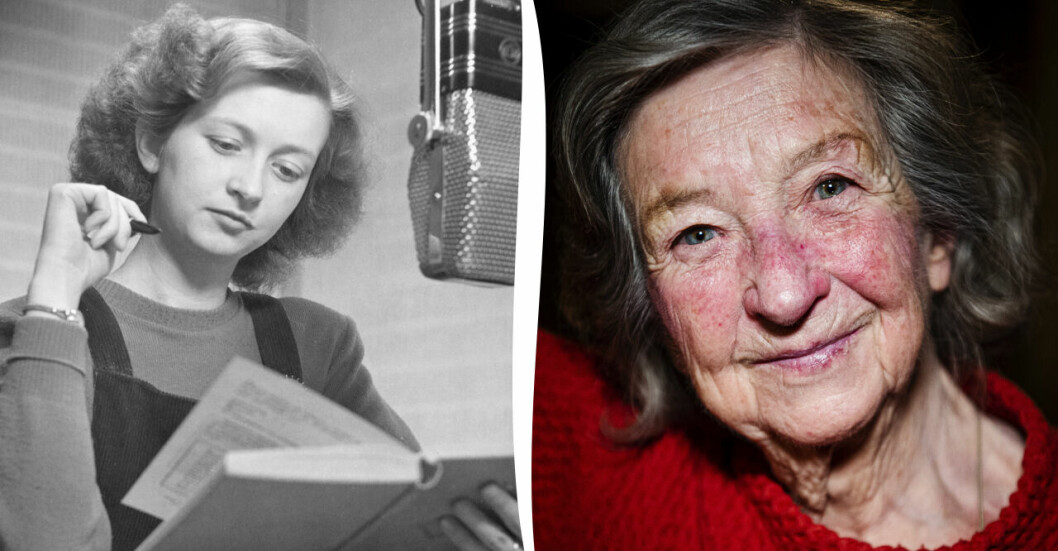 Meta Velander 1948 och 2019. meta velander