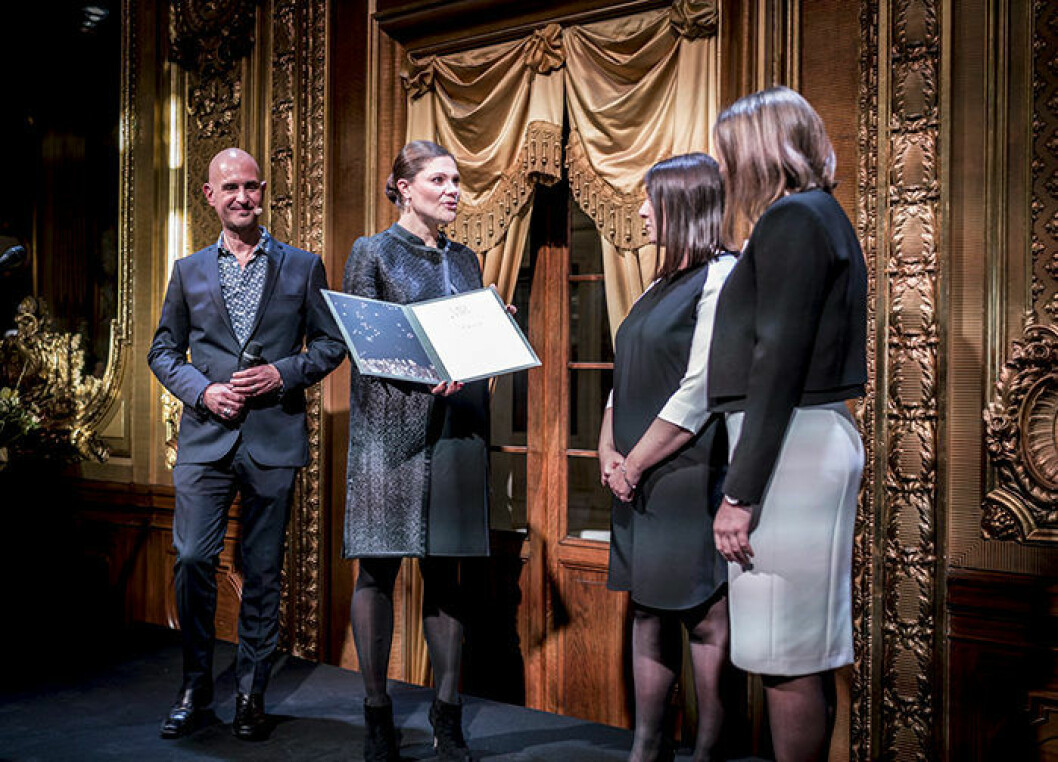 Kronprinsessan Victoria vid årets stipendieutdelning ur Micael Bindefelds Stiftelse till minne av Förintelsen. micael-bindefelds-stiftelse