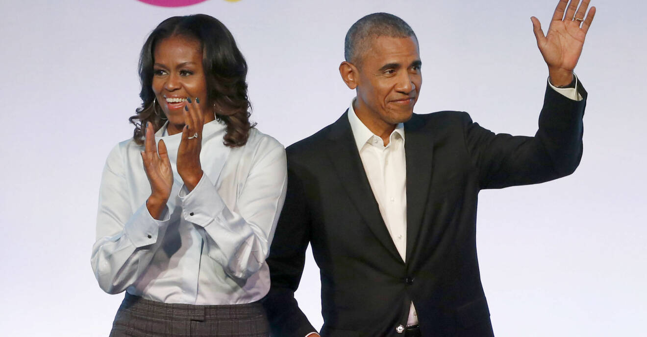 Michelle och Barack Obama.