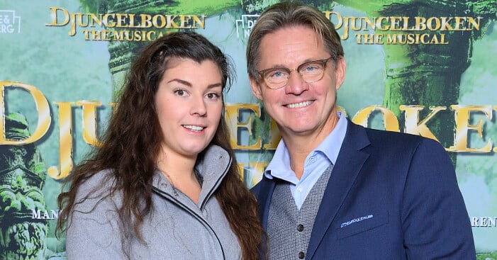 Mikael Sandström med dottern Mimmi.