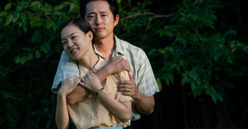Yeri Han och Steven Yeun i filmen <em>Minari</em>. Yeri Han och Steven Yeun i filmen Minari.