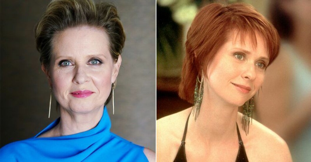 Cynthia Nixon är i dag 54 år. Cynthia Nixon vs Miranda Hobbes
