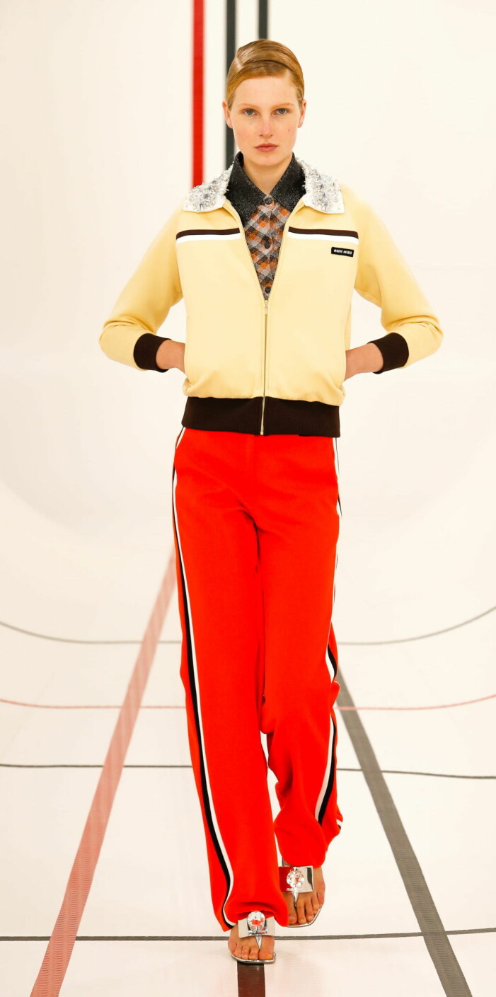 Miu Miu Miumiu ss 21 joggingställ retro
