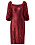 röd paljettklänning med figurnära passform från Soaked in Luxury