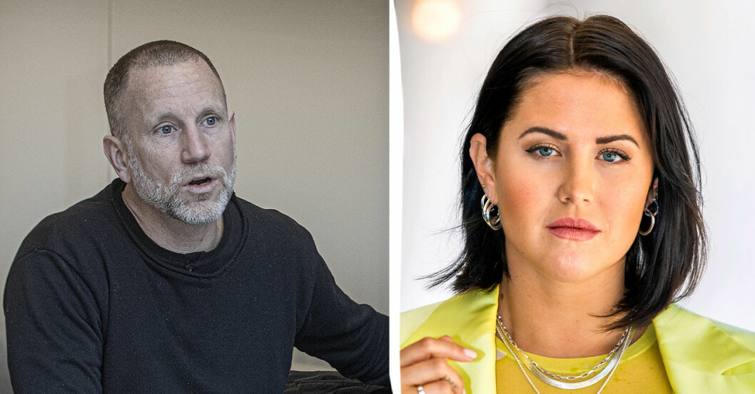 Peter Jihde och Molly Sandén.