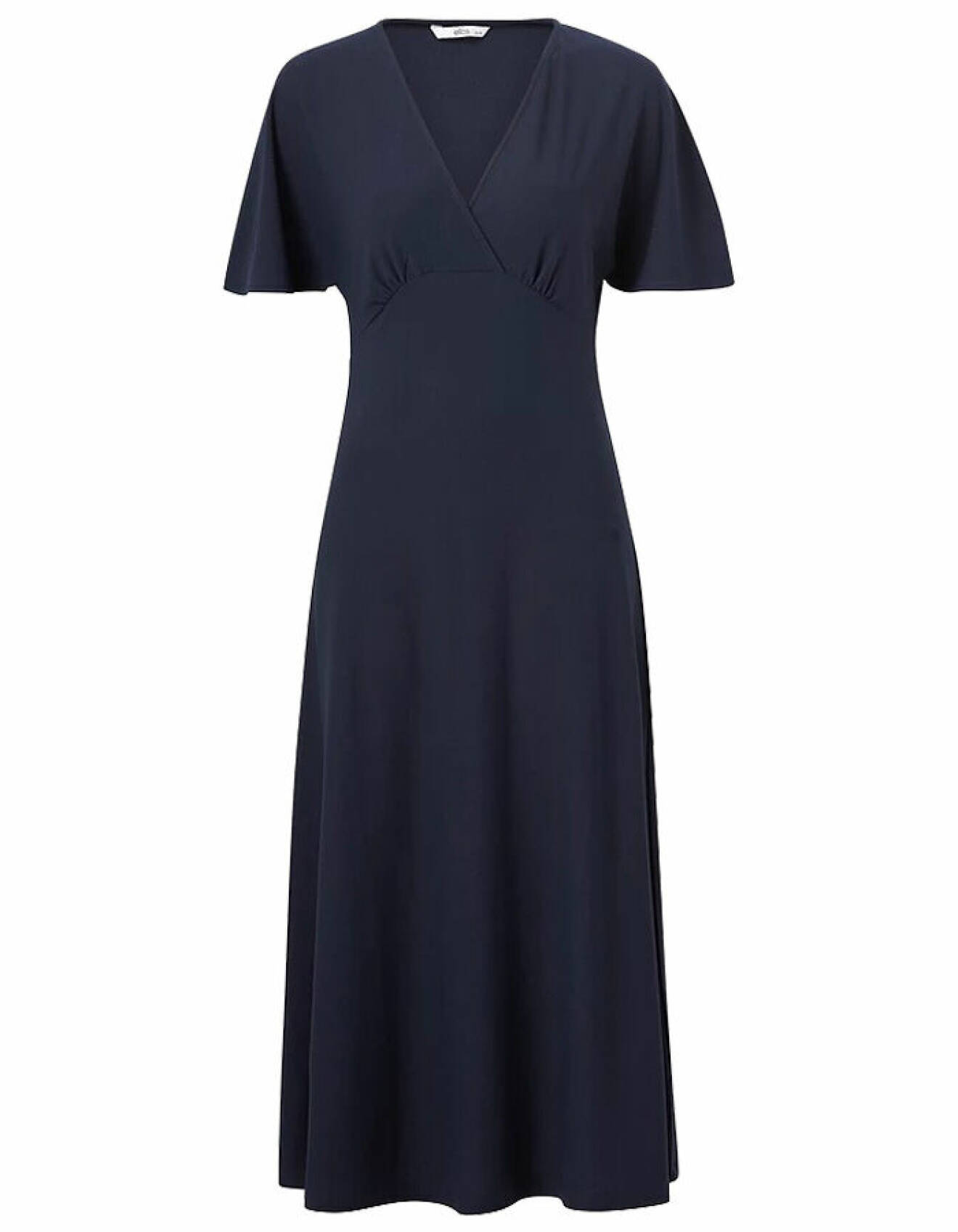 mörkblå festklänning för dam från ellos