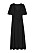 svart lång glittrig maxiklänning från mq