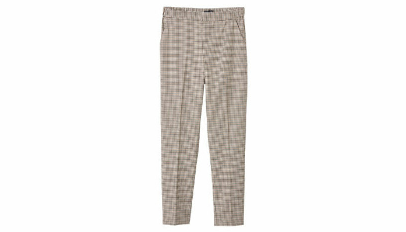 Byxor, 699 kronor. <a target="_blank" href="https://www.marqetstores.se/stockh-lm-carrie-trousers-sandshell-check/?utm_source=nativefemina&utm_medium=referral&utm_campaign=campaign10&utm_content=femina">Shoppa här!</a>