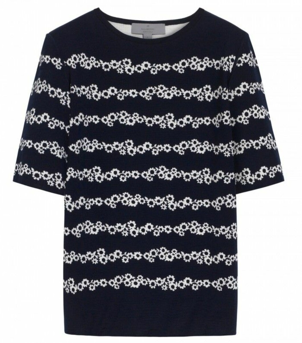 Stickad topp, ca 5 000 kr, <a href="http://www.mulberry.com/eu/shop/sale?gclid=CLva29mjr78CFYXhcgod6WgAMw" target="_blank">Mulberry</a>. Stickad topp, ca 5 000 kr, Mulberry.