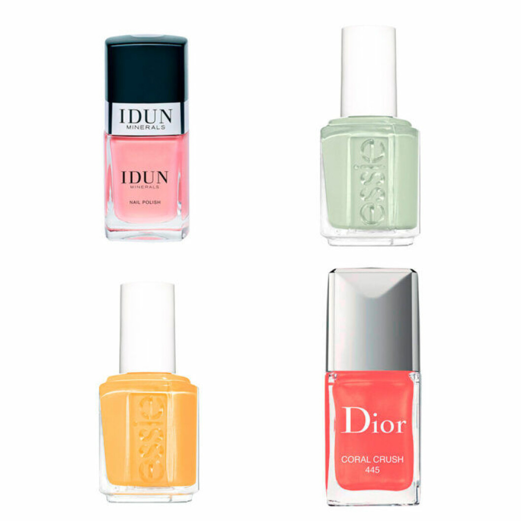 Nagellack pedikyr