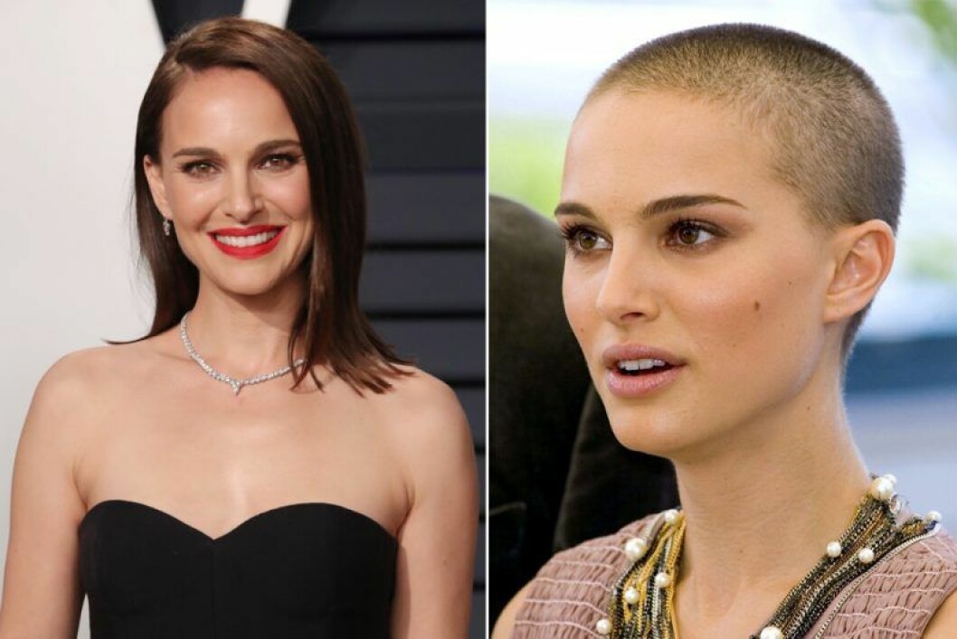 Natalie Portman är lika vacker med som utan hår. Natalie Portman har rakat av sig håret