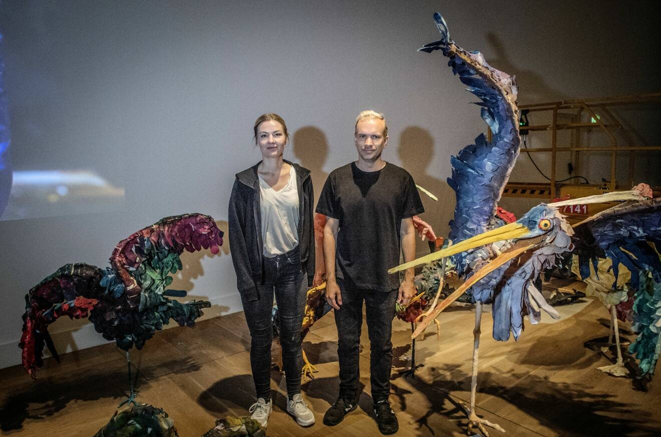 Konstnärsduon Nathalie Djurberg och Hans Berg.