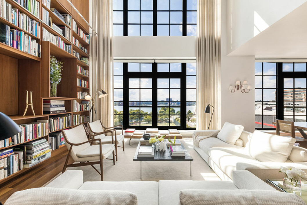 New York etage Engelbert fönster utsikt