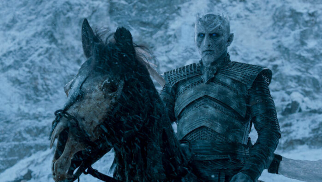 En bild på karaktären Nattkungen från tv-serien Game of Thrones.