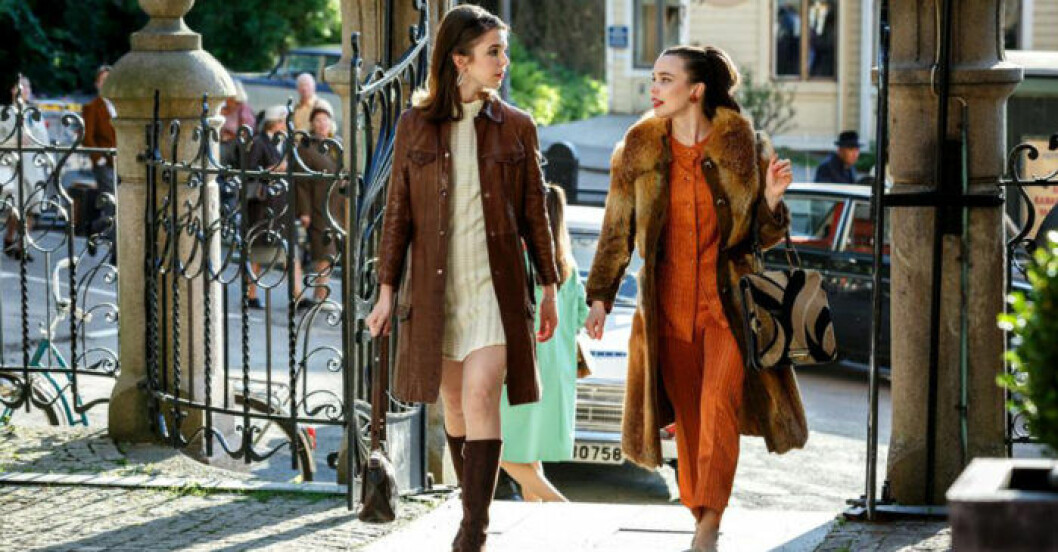 Christina (Julia Heveus) och Nina (Hedda Stiernstedt). Karaktären Nina Löwander med dotten Christina
