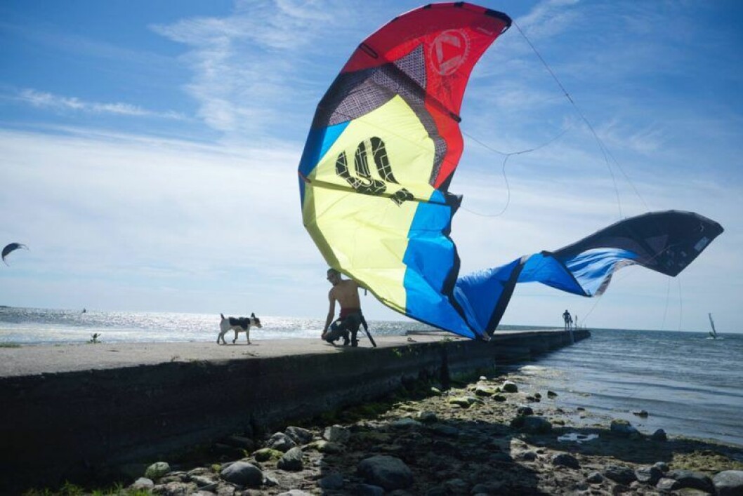 Foto: Nisseviken, Gotland på Facebook Surfare vid Nisseviken på Gotland.