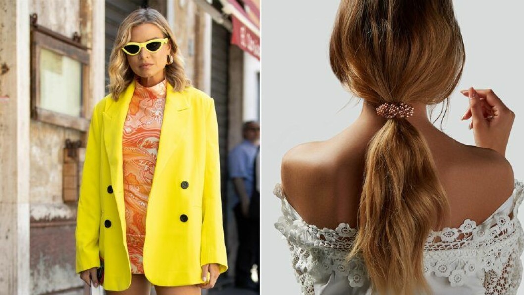 nittitalsinspirerad outfit och scrunchie