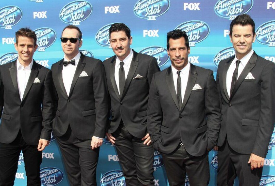 New Kids on the Block när de uppträdde på finalen av American Idol 2015. New Kids on the Block 2019.