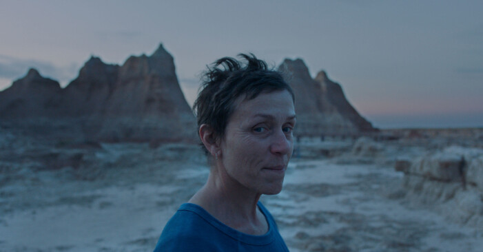Fenomenala Frances McDormand i nya filmen <em>Nomadland</em>. Frances McDormand i Nomadland