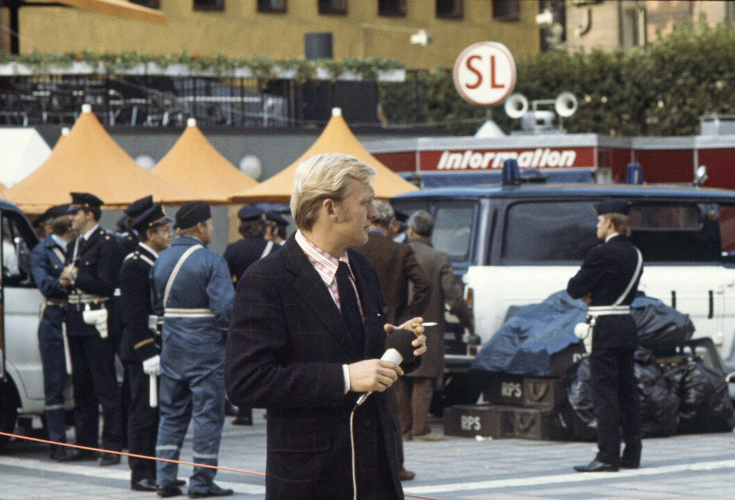 Vid Norrmalmstorgsdramat, 1973.