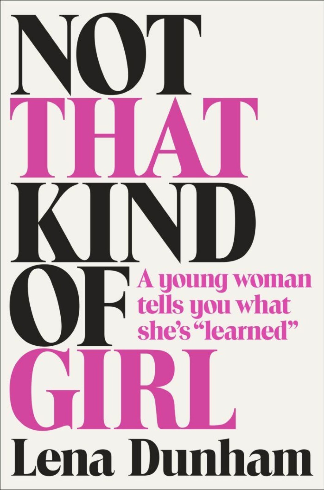 Bild via: <a href="http://flavorwire.com/479854/flavorwire-roundtable-is-lena-dunham-a-voice-of-a-generation-in-not-that-kind-of-girl" target="_blank">flavorwire.com</a> not that kind of girl