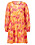 orange mönstrad klänning för dam från ellos