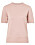 rosa stickad tröja med kort ärm för dam från saint tropez