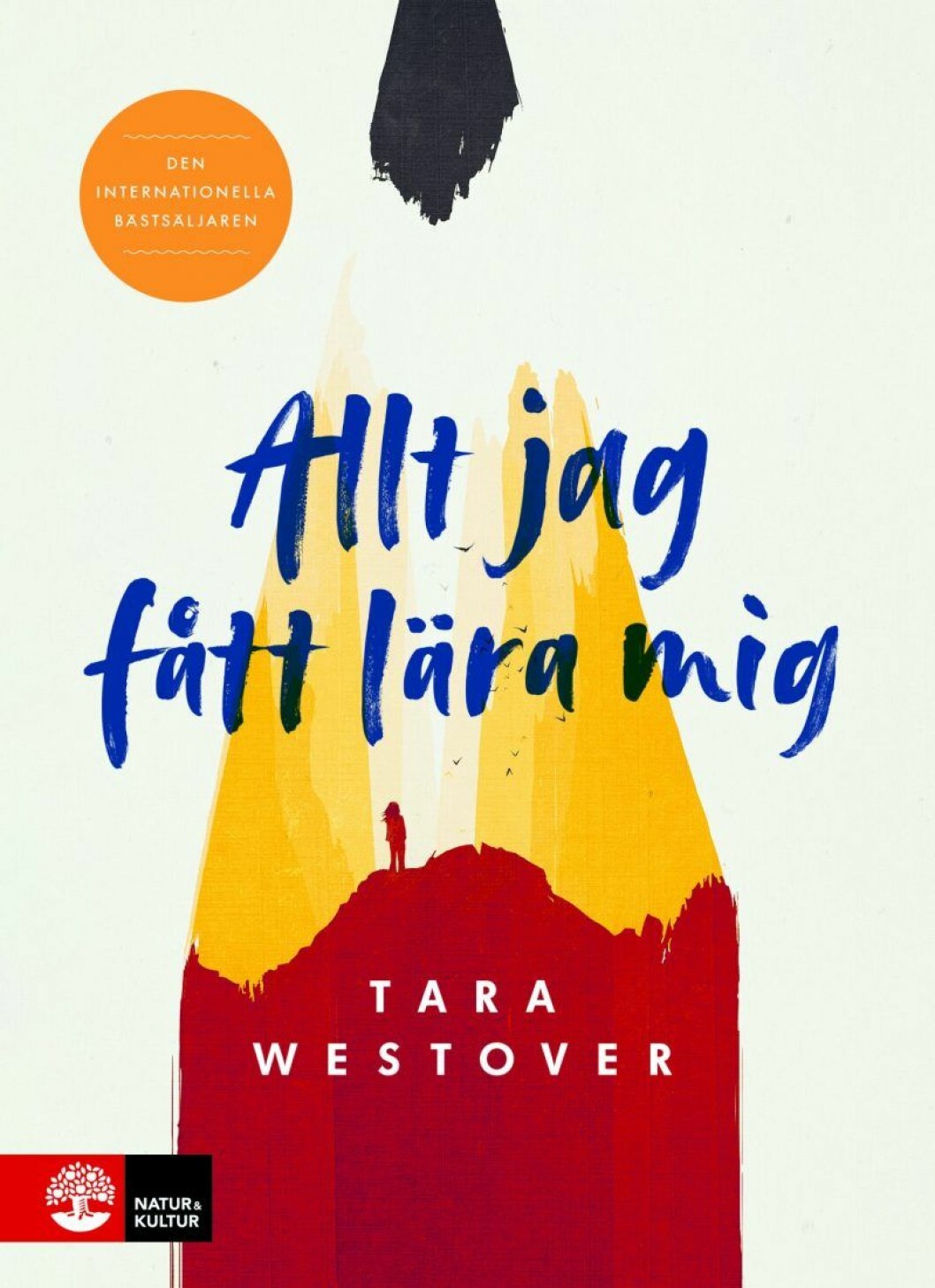 Om att förverkliga sig själv. Bokomslag till Allt jag fått lära mig, abstrakt illustration.