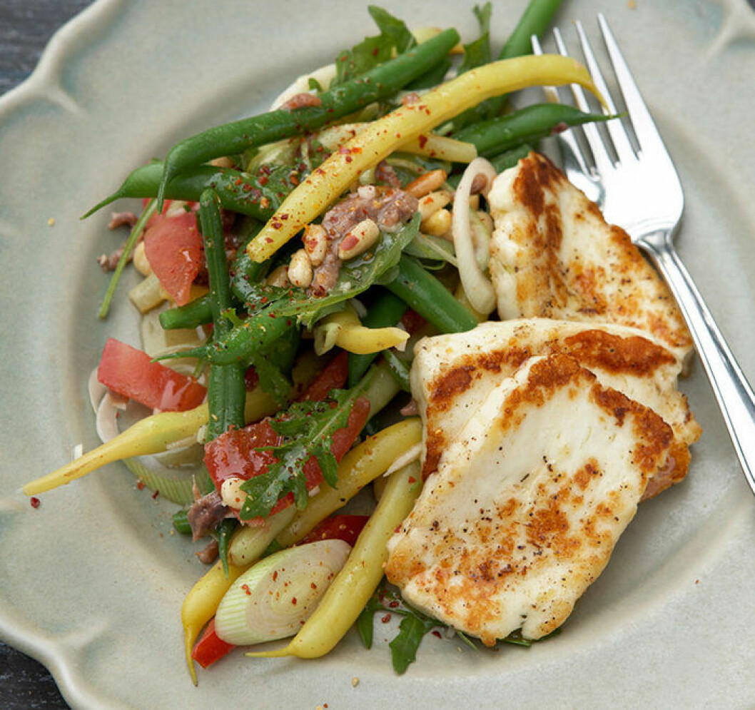 Halloumisallad - nyttig sommarlunch