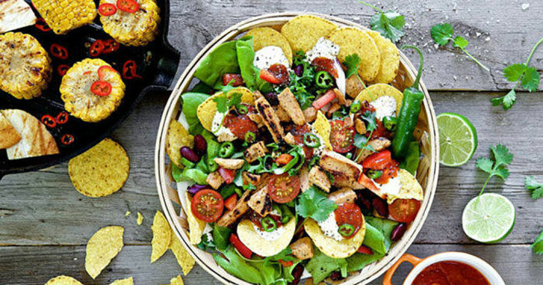 Tacosallad - nyttig sommarlunch