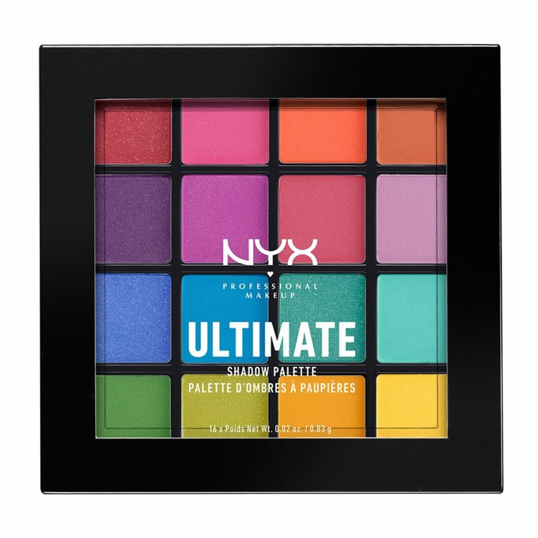 Palett med ögonskugga från NYX.