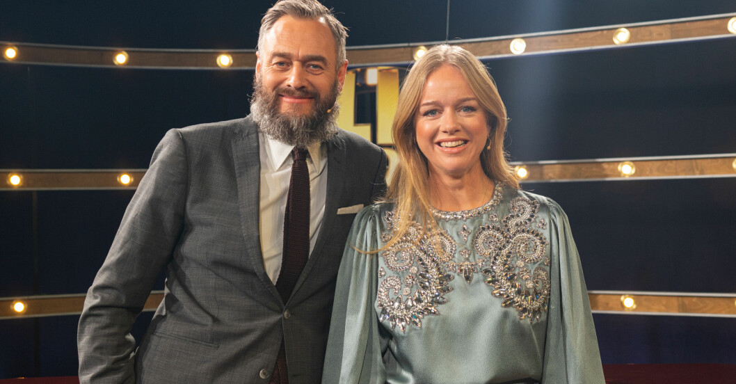 Olof Lundh och Ebba Kleberg von Sydom i Alla mot alla 2023.