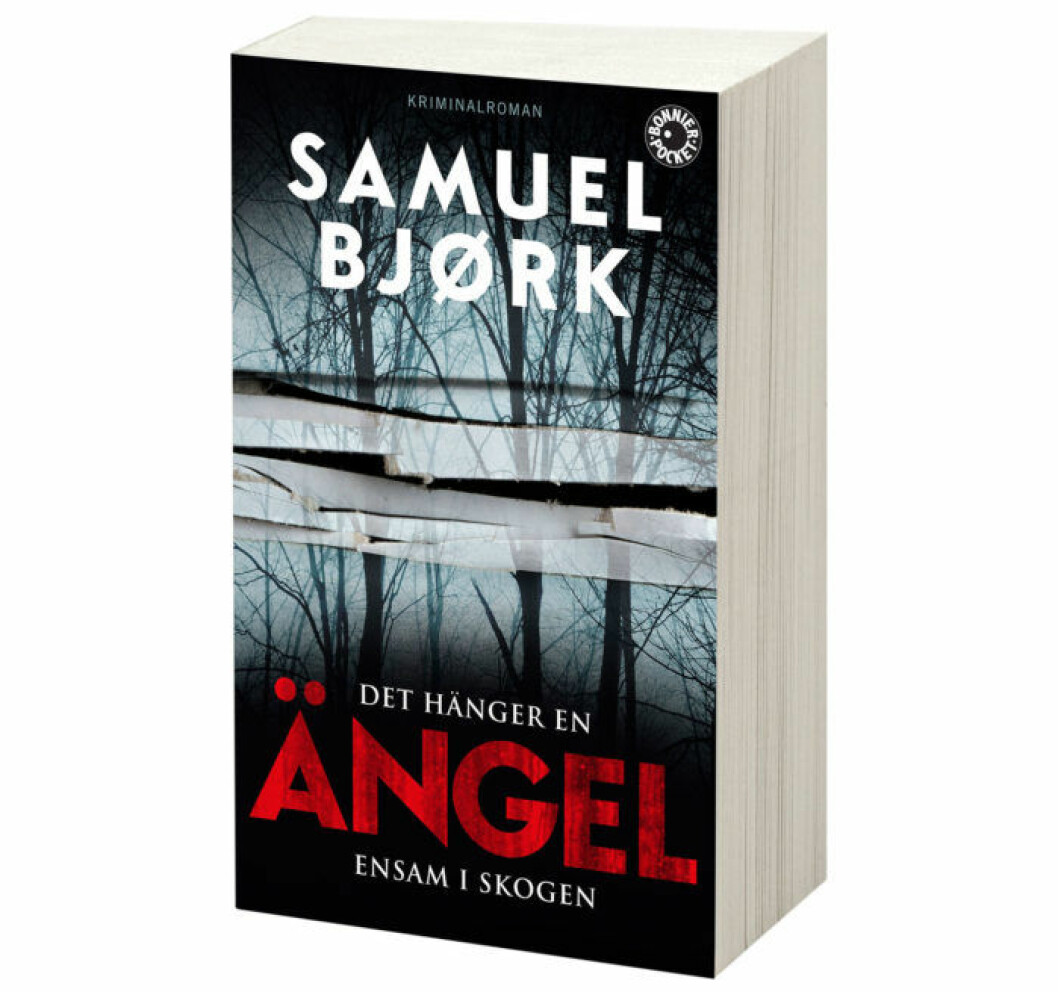 boken Det hänger en ängel ensam i skogen av Samuel Bjørk