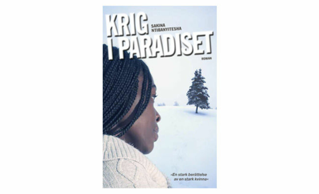 Omslag boken Krig i paradiset av Sakina Ntibanyitesha