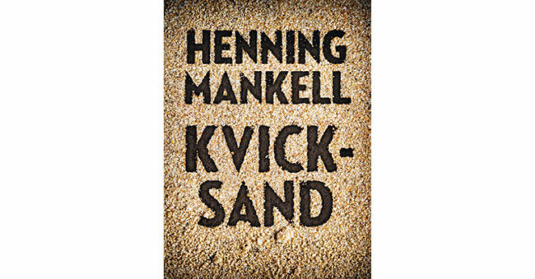 Omslag boken Kvicksand av Henning Mankell